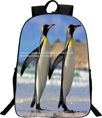 Wholesale Cheap Lightweight High Quality Polyester Printed Animal Backpack for Children