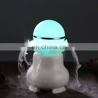 New Arrival 500ml Ultrasonic Aroma Essential Oil Diffuser With 7 Color Lights photo-2