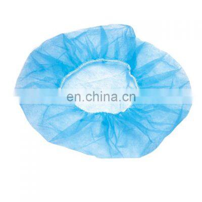 Class 1 Disposable Non woven Surgical Bouffant cap Mob Cap for doctor and nurse use