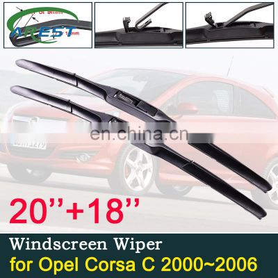 for Vauxhall Opel Corsa C 2000~2006 Front Window Windscreen Wipers Car Wiper Blade Car Accessories 2001 2002 2003 2004 2005