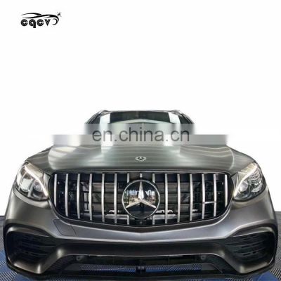 Excellent fitment PP material A&MG style GLC63S for Mercedes Benz GLC class front bumper rear spoiler and Tail tube