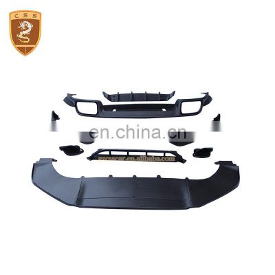 Tech style car accessories parts front rear bumper difduser lip spoiler body kits for cayenne 9Y0 18+