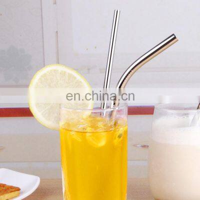 Wholesale Straw Stainless Steel 304 Metal Reuseable Stainless Steel Straw