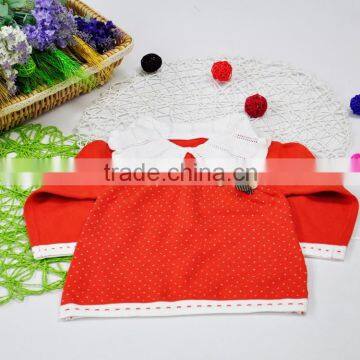 Knitted Children Polo Sweater Girls Princess Sweaters Dress