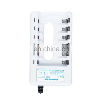 Smart Fast Charger 6 Slots Aaa Battery Rechargeable aa Battery Charger With USB Cable