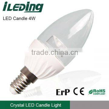 New product AC 220-240V 4W Crystal LED Candle Lights
