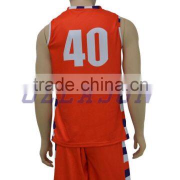 OEM Cool Design Sublimated Mesh Short Sleeve Dri Fit Basketball Jersey Wholesale photo-6