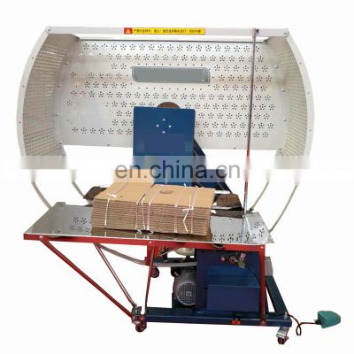 Carton box pe belt strapping machine semi auto strapping machine