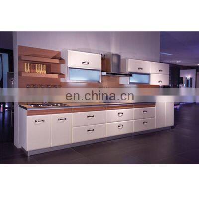 Easy assemble economic cherry wooden kitchen cabinet