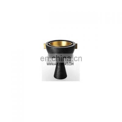 black marble with metal bowl inside