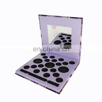 2018 golden make up cosmetic packaging custom empty eyeshadow-palette box