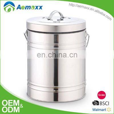 Fashion Design Various Sizes Steel Metal Trash Can Garbage Recycle Bins photo-2