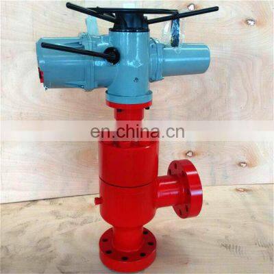 API 6A CC80 Cage Type Choke Valve/Electric Actuated Choke Valve