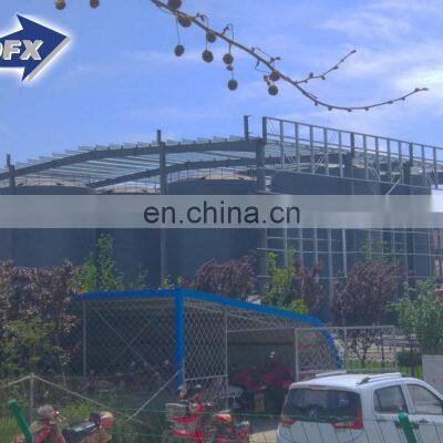 Gas Station Advertising Steel Structure For Petrol Station Canopies Fbricated