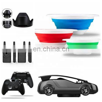 Precision Plastic Injection Mould Camping Folding Collapsible Water Bucket Fishing Bait Storage Box Pot Basin Mold Molding Parts photo-5