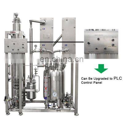 5l 100l 200l 500l 20 Gallon Stainless Steel Single Effect Industrial Price Ethanol Vacuum Falling Film Evaporator System photo-3