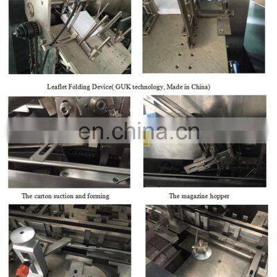 Automatic Pharmaceutical Pill Tablet Blister Packing Cartoning Machine Production Line With Hot Melt Glue Device photo-5