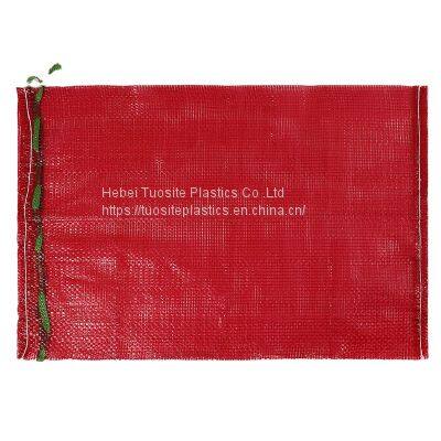 Drawstring Mesh Bag/ PP Plastic Tubular Mesh Net Packing Bags For Vegetable Fruit Packing photo-3