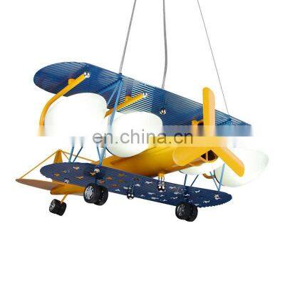 Modern Children Bedroom Airplane Dining Bedroom Pendant Lights Indoor Ceiling Hanging Lamp for Indoor Home Decor Chandelier