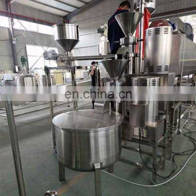 Cheap Price Hummus Making Machine Cocoa Bean Roasting Powdering And Peeling Machine Walnuts Milling Machine