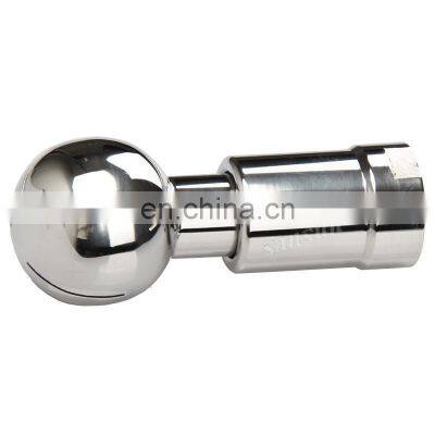 Stainless Steel Sanitary Threaded Female Rotating Cleaning Spray Ball for Tank