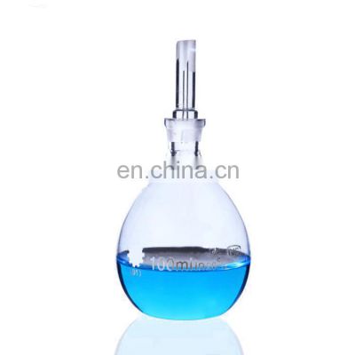 High Quality Pycnometer with Ground-in Thermometer Highly Specific Gravity Bottles