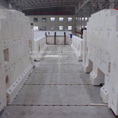 AZS front and back walls