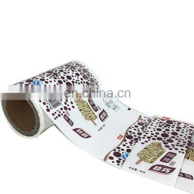 Costom suppliers laminated mopp/pe food packaging roll film for ice candy plastic film roll packaging for ice cream chip