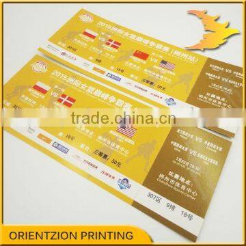 Match Tickets, Variable Data, QR Code Ticket, Numbering Printing, Anti-fake Tickets, Serial Number Printing