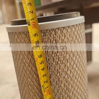 screw air compressor parts wholesale 130*300H air filter iron cover single pass