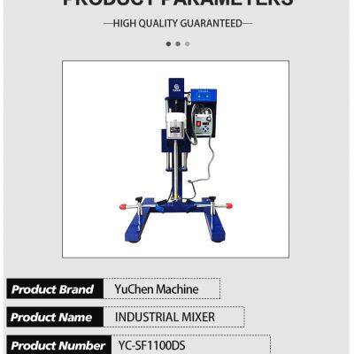 Industrial Mixer Hydraulic Lifting Emulsion Dissolver High Speed Disperser Mixer Paint Mixing Machine