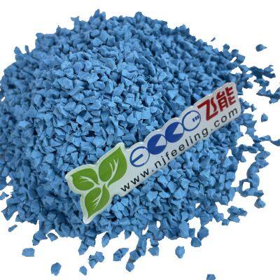 Non-slip Running Track Durable Red Color EPDM Rubber Granules Sports Surface photo-2