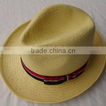 Fashion And High-grade Natural Fedora Paper Straw Weaving Hat For Man