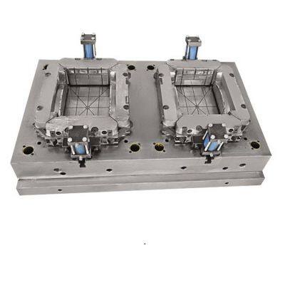 High Quality Custom Plastic Injection Molding Vegetable Fruit Basket Logistics Plastic Crate Turnover Box Mould photo-4