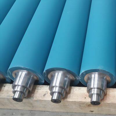 Pu EPDM Rubber Rollers for Digital Textile Flag Printer Fabric Printer Roller Feed Pinch Drive Roller photo-4