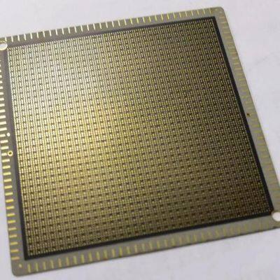 1 camada de PCB de ceramica de alumina a 96%, PCB de ceramica em degrau de nitreto de alumínio a 96%