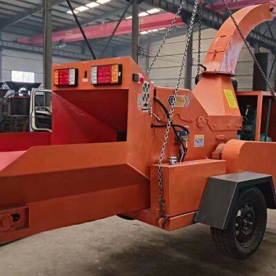 Factory Direct Large Mobile Branch Wood Chipper Garden Tree Crusher With Motor Used for Farm Construction Life-Long Maintenance photo-4