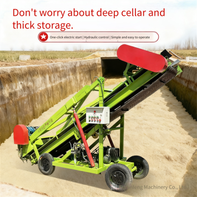 Silage Reclaimer for Feed Mills, Mobile Hay Raking Machine, Electric Traverse Hay Raking Machine