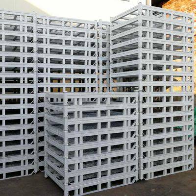 Деревянный поверхностный стальной паллет с индивидуальными размерами и проемами для погрузчика