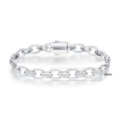 18K Plated Cuban Bracelet 5A Grade Zircon Simple Luxury Jewelry For Girlfriends Lovers Christmas Valentine Birthday Gift photo-4