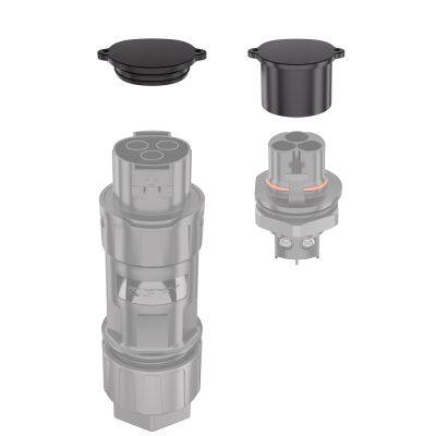 NSPV Solar Silicone Rubber Inverter 3P AC Connectors End Cap Dust Caps photo-2