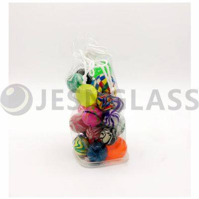 Hot Sale High Bouncy Ball Children's Toy Rubber Balls 35 MM PET Bag Package