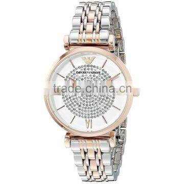 WOMEN'S TWO TONE STEEL BRACELET & CASE QUARTZ ANALOG WATCH AR1926
