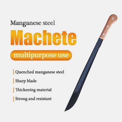 Hunting Machete Carbon Steel, Machete Agriculture Tool for Field Cutting and Outdoor Tasks