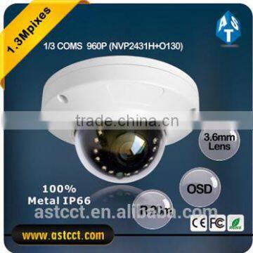 cctv camera 1.3MP Full HD 960p Dome Camera Fisheyes 360 degree camera 3.6mm fixed lens IR LED--IR distance 20M Camera