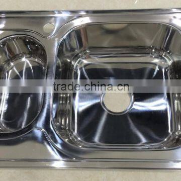 7050#stainless steel kitchen sink russian design