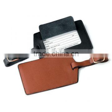 Top quality leather luggage tag straps