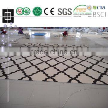 Morden Pattern Design Decorative Indoor Rugs Custom Hanamde Carpet