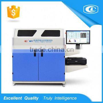 bulk and resilience of wool yarn textile fibres tensile strength tester/test