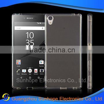 alibaba express transparent clear soft skin for SONY Xperia Z5 Premium , E6833 E6883 E6853 tpu case